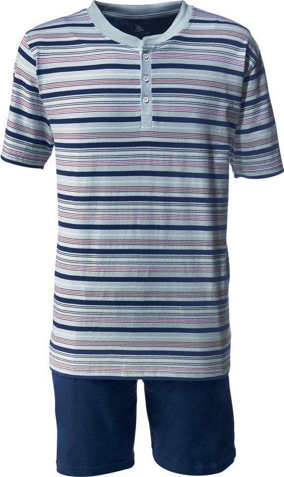 Erwin Müller Pyjama Herren-Shorty Single-Jersey Streifen von Erwin Müller