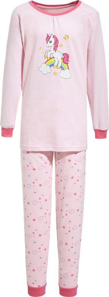 Erwin Müller Pyjama Kinder-Schlafanzug Single-Jersey Tiermotive von Erwin Müller