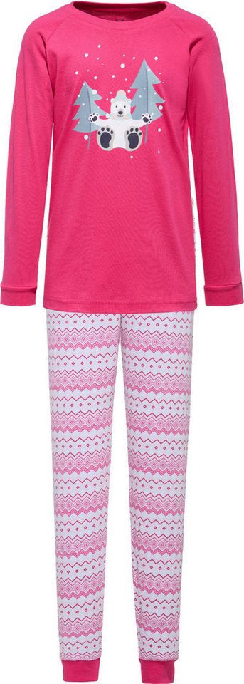 Erwin Müller Pyjama Kinder-Schlafanzug Single-Jersey gemustert von Erwin Müller