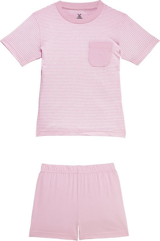 Erwin Müller Pyjama Kinder-Shorty Single-Jersey Streifen von Erwin Müller