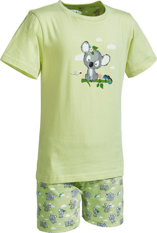 Erwin Müller Pyjama Kinder-Shorty Single-Jersey gemustert von Erwin Müller