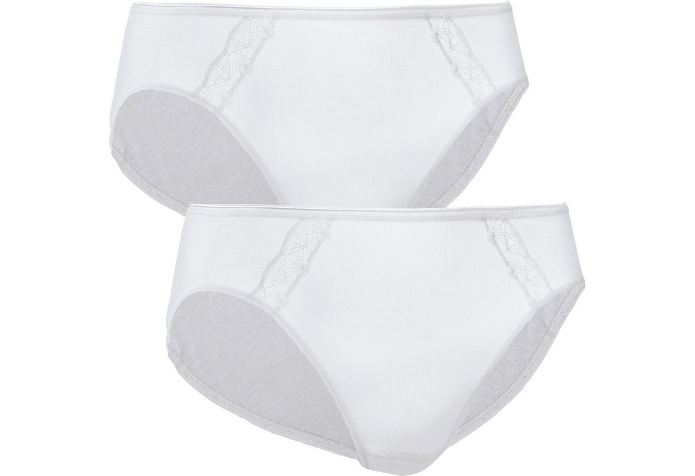 Erwin Müller Slip Damen-Slip 2er-Pack (2-St) Modal Uni von Erwin Müller