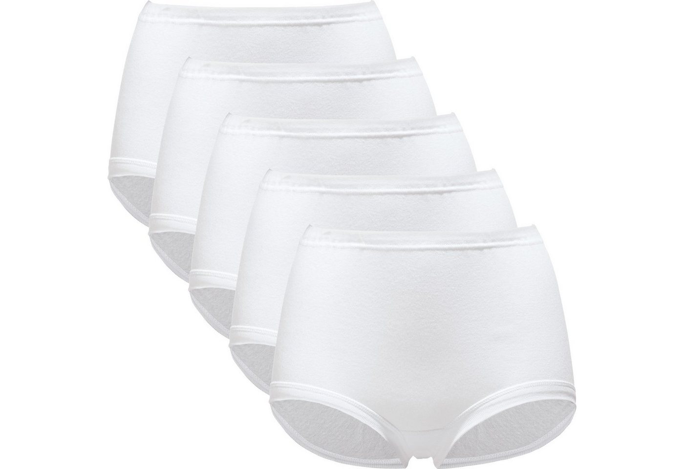 Erwin Müller Slip Damen-Taillenslip 5er-Pack Feinripp Uni von Erwin Müller