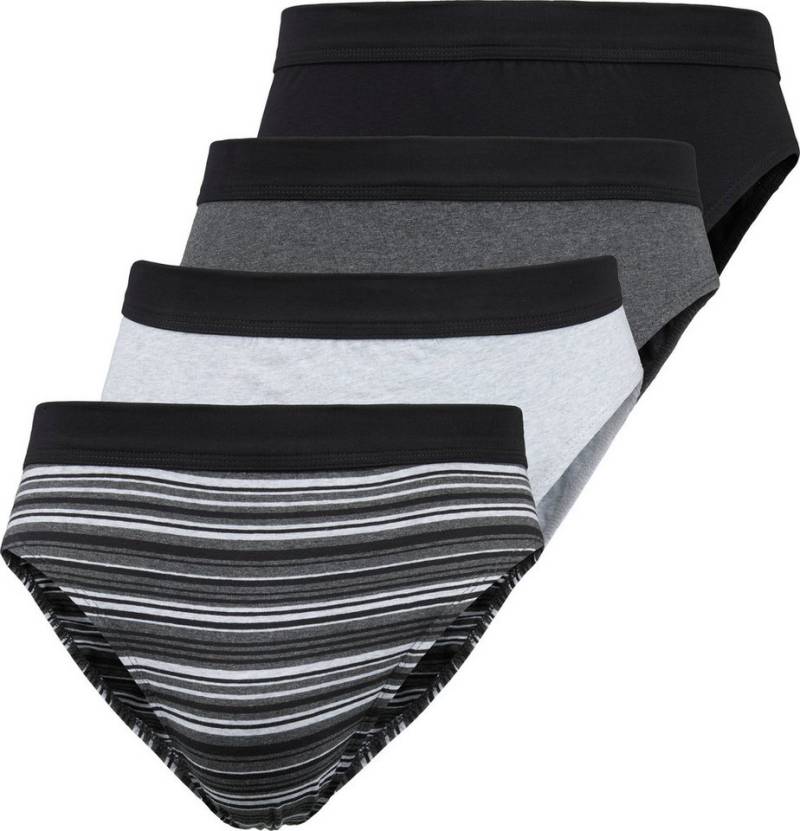 Erwin Müller Slip Herren-Slip 4er-Pack Single-Jersey Uni von Erwin Müller