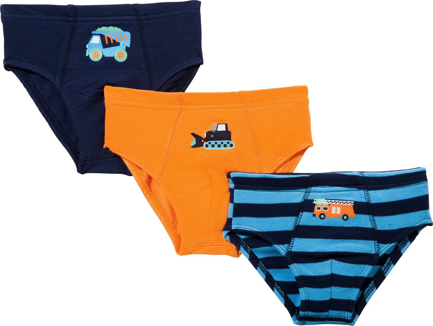 Erwin Müller Slip Jungen-Slip 3er-Pack (3-St) Single-Jersey Streifen von Erwin Müller