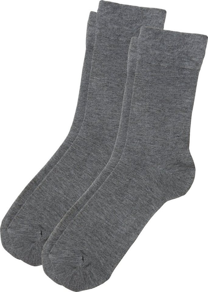 Erwin Müller Socken Herren-Socken 2 Paar (4-Paar) Uni von Erwin Müller