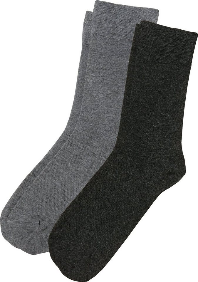 Erwin Müller Socken Herren-Socken 2 Paar (4-Paar) Uni von Erwin Müller