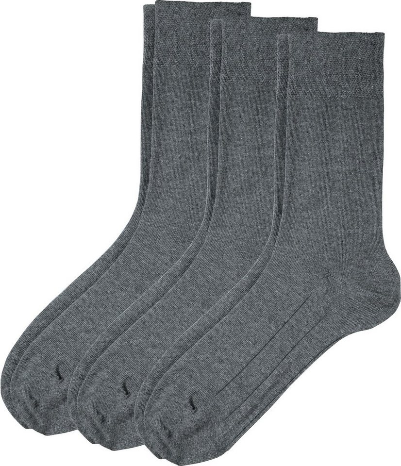 Erwin Müller Socken Unisex-Socken 3 Paar Uni von Erwin Müller