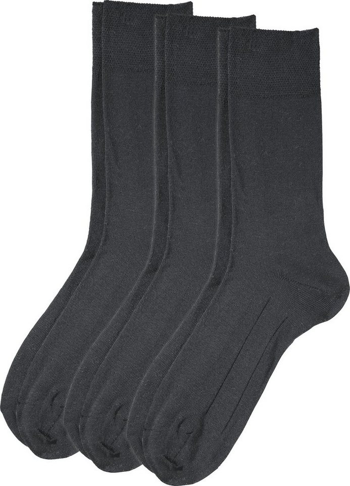 Erwin Müller Socken Unisex-Socken 3 Paar Uni von Erwin Müller