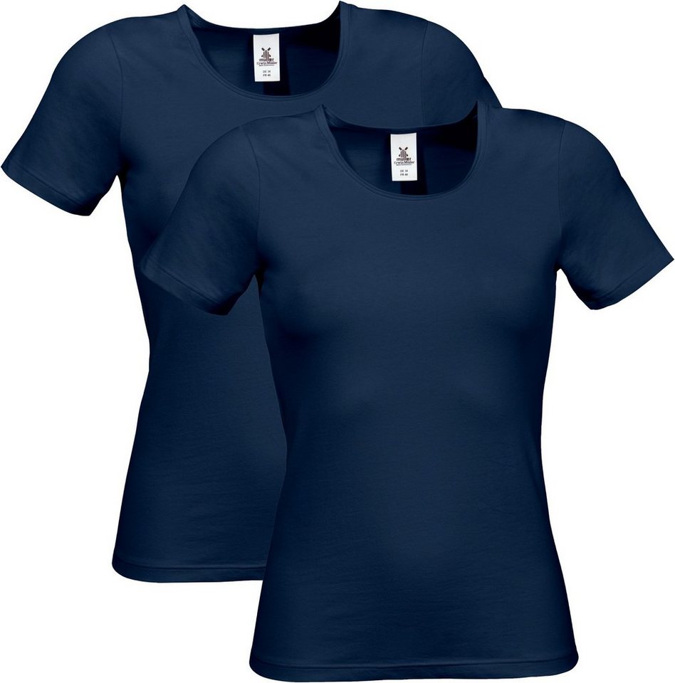 Erwin Müller T-Shirt Damen-Unterhemd, 1/2-Arm 2er-Pack (2-tlg) Single-Jersey Uni von Erwin Müller