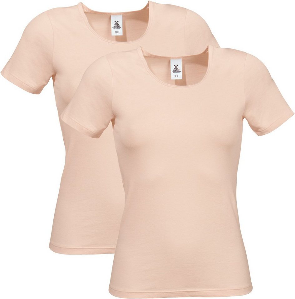 Erwin Müller T-Shirt Damen-Unterhemd, 1/2-Arm 2er-Pack (2-tlg) Single-Jersey Uni von Erwin Müller