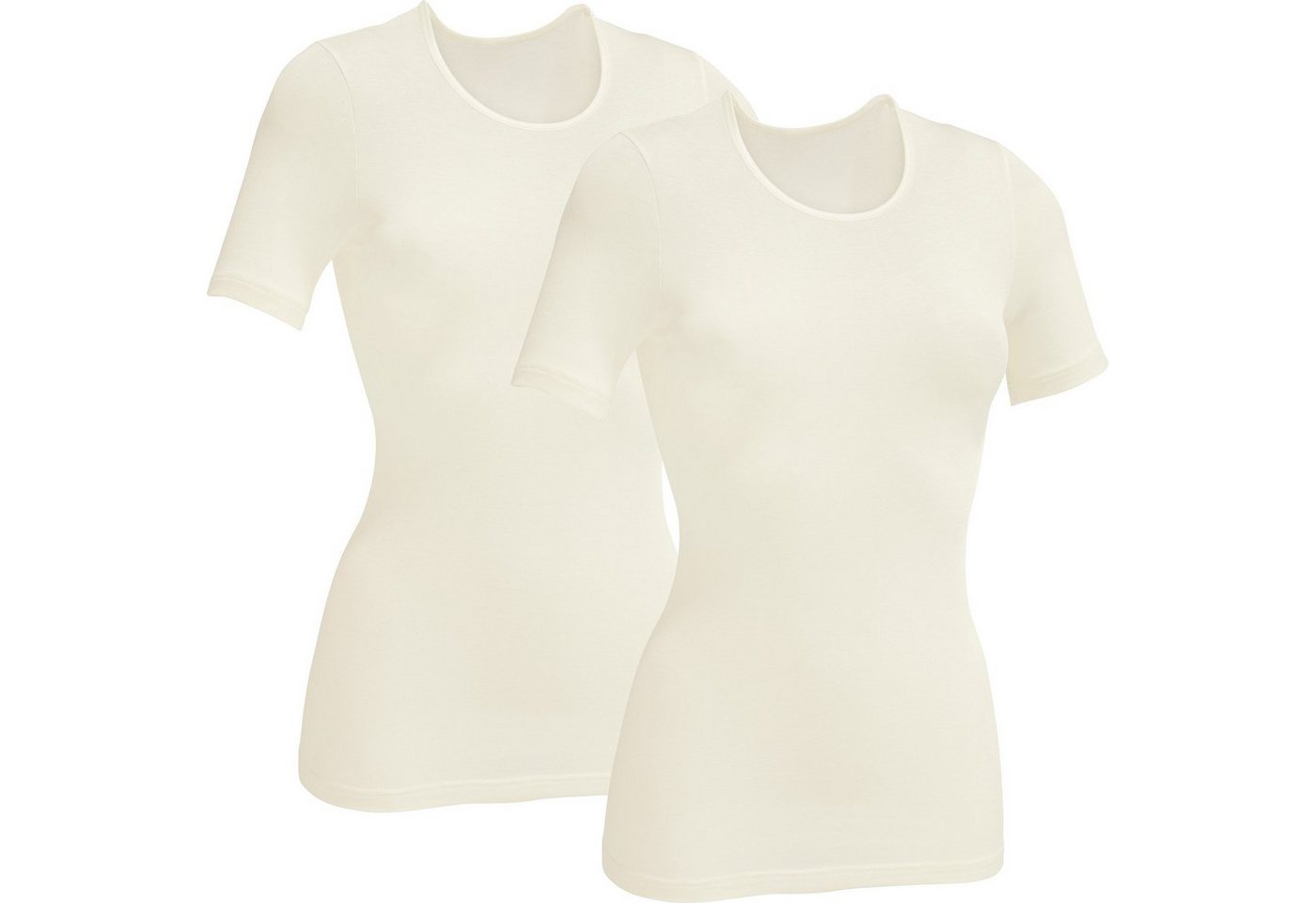 Erwin Müller T-Shirt Damen-Unterhemd, 1/2-Arm 2er-Pack (2-tlg) Modal Uni von Erwin Müller