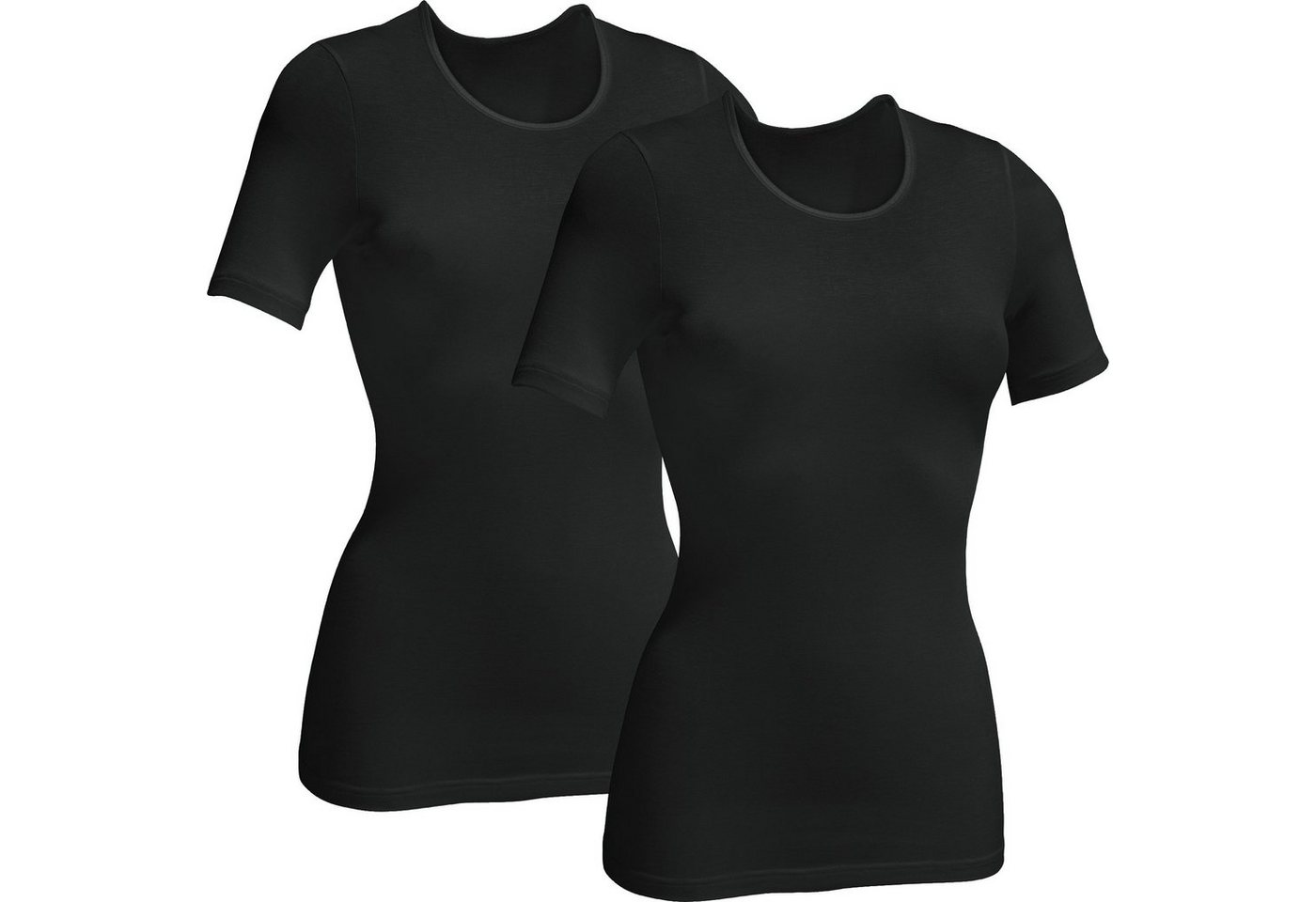 Erwin Müller T-Shirt Damen-Unterhemd, 1/2-Arm 2er-Pack (2-tlg) Modal Uni von Erwin Müller