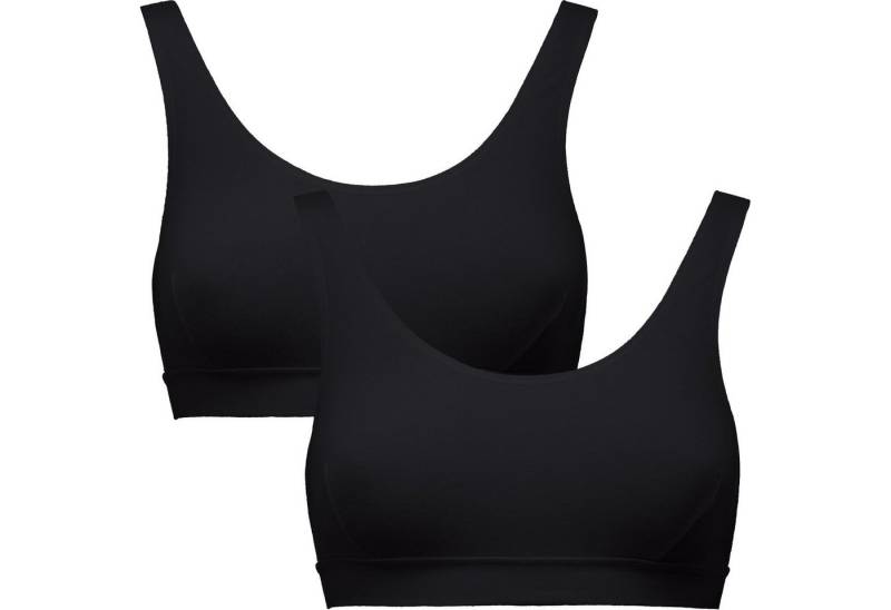 Erwin Müller Unterhemd Damen-Bustier im 2er-Pack Single-Jersey Uni von Erwin Müller