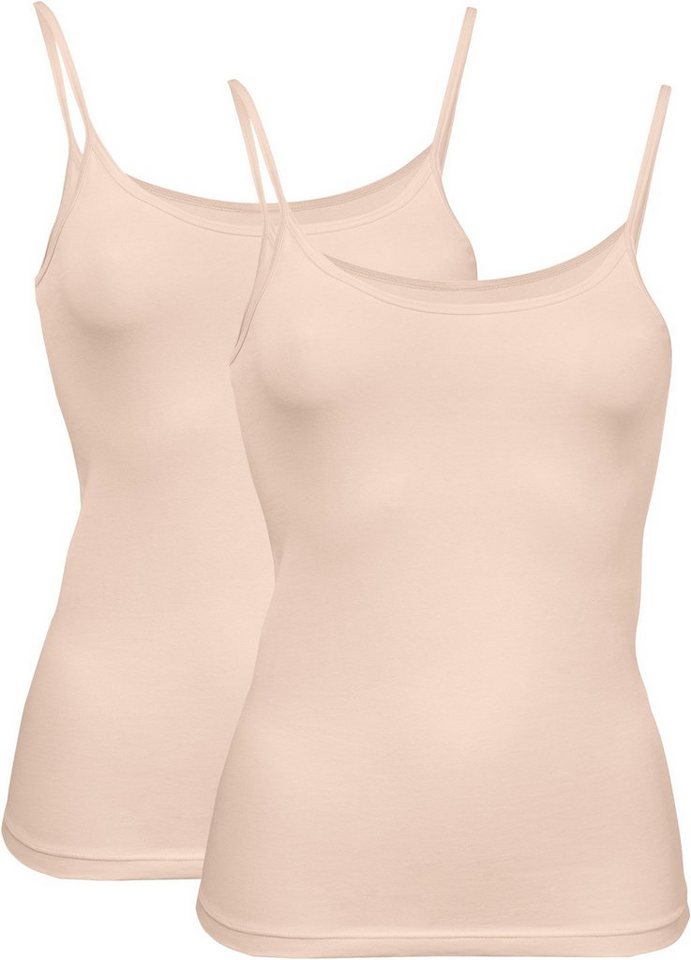 Erwin Müller Unterhemd Damen-Unterhemd 2er-Pack Single-Jersey Uni von Erwin Müller