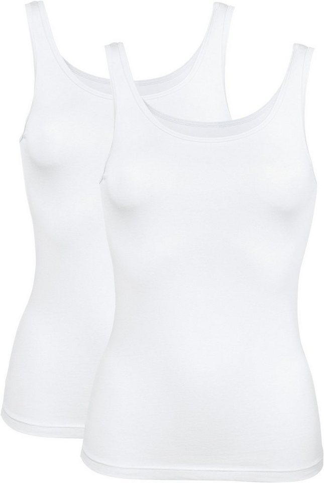 Erwin Müller Unterhemd Damen-Unterhemd 2er-Pack Modal Uni von Erwin Müller