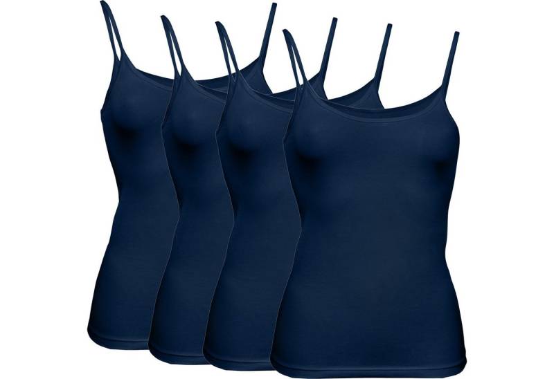 Erwin Müller Unterhemd Damen-Unterhemd 4er-Pack Single-Jersey Uni von Erwin Müller