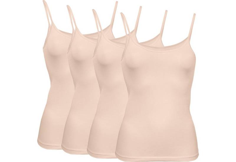 Erwin Müller Unterhemd Damen-Unterhemd 4er-Pack Single-Jersey Uni von Erwin Müller