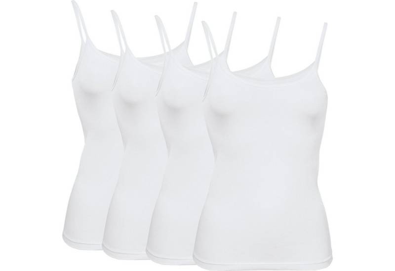 Erwin Müller Unterhemd Damen-Unterhemd 4er-Pack Single-Jersey Uni von Erwin Müller