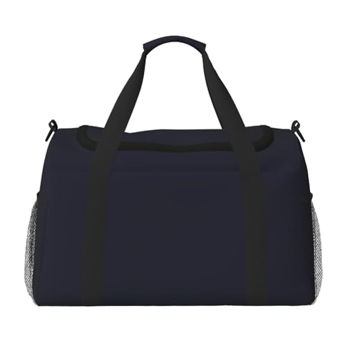 Einfarbige, schwarze Reisetasche für Reisen, Schultertasche, Wochenend-Handtasche, Sporttasche, Turnbeutel für Damen und Herren Einfarbige, schwarze Reisetasche für Reisen, Schultertasche, Wochenend-Handtasche, Sporttasche, Turnbeutel für Damen und Herren von Erwqavc