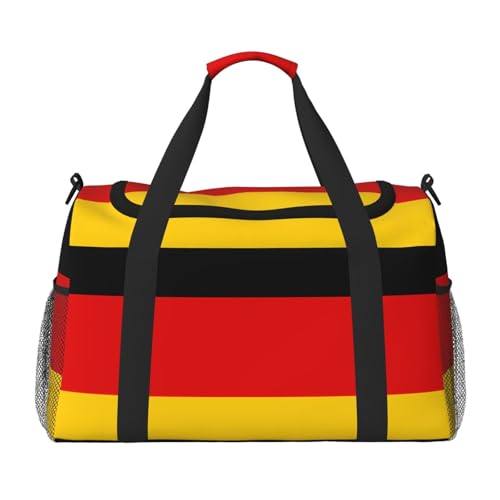 Erwqavc Reisetasche mit deutscher Flagge, für Reisen, Schultertasche, Wochenendtasche, Übernachtungs-Handtasche, Sporttasche, Turnbeutel für Damen und Herren Erwqavc Reisetasche mit deutscher Flagge, für Reisen, Schultertasche, Wochenendtasche, Übernachtungs-Handtasche, Sporttasche, Turnbeutel für Damen und Herren von Erwqavc