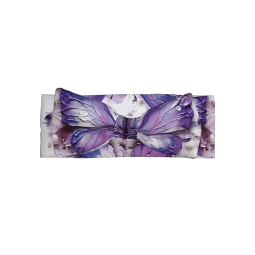 Lila Ölgemälde Schmetterling Druck Baby Schleifen Stirnband Hautfreundlich Haarschmuck Zartes Haarband für Neugeborene Säuglinge Kleinkinder Lila Ölgemälde Schmetterling Druck Baby Schleifen Stirnband Hautfreundlich Haarschmuck Zartes Haarband für Neugeborene Säuglinge Kleinkinder von Erwqavc