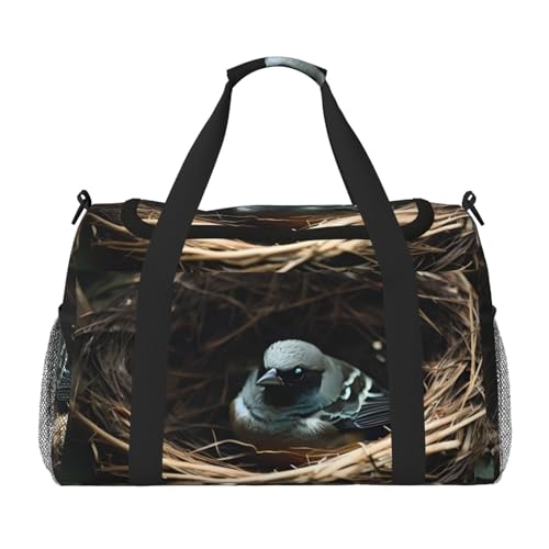 Little Bird Nest Reisetasche für Reisen, Schultertasche, Wochenend-Handtasche, Sporttasche, Turnbeutel für Damen und Herren Little Bird Nest Reisetasche für Reisen, Schultertasche, Wochenend-Handtasche, Sporttasche, Turnbeutel für Damen und Herren von Erwqavc