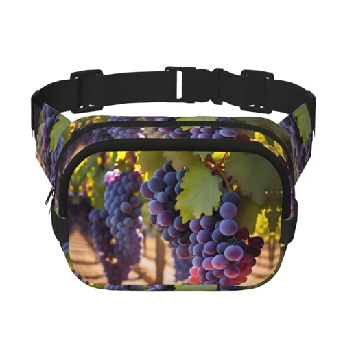 Quadratische doppellagige Hüfttasche für Damen und Herren, Wüstentrauben-Druck, leichte Umhängetasche, zum Laufen, Wandern Quadratische doppellagige Hüfttasche für Damen und Herren, Wüstentrauben-Druck, leichte Umhängetasche, zum Laufen, Wandern von Erwqavc