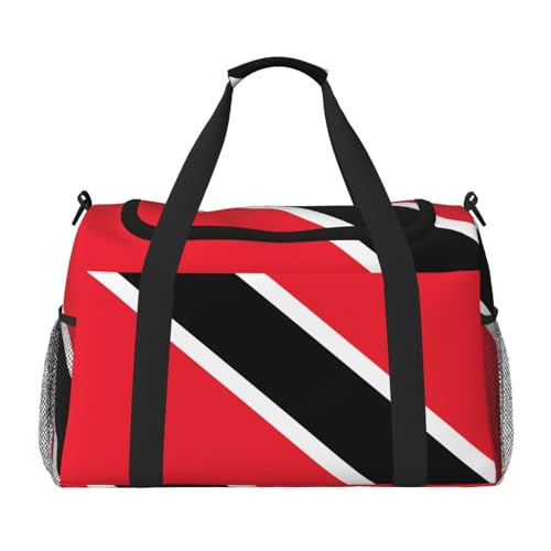 Reisetasche mit Flagge von Trinidad und Tobago, bedruckt, für Reisen, Schultertasche, Wochenender, Übernachtung, Sporttasche, Turnbeutel für Damen und Herren Reisetasche mit Flagge von Trinidad und Tobago, bedruckt, für Reisen, Schultertasche, Wochenender, Übernachtung, Sporttasche, Turnbeutel für Damen und Herren von Erwqavc