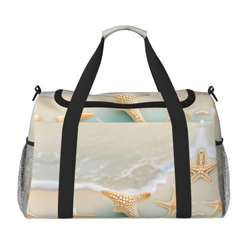 Reisetasche mit Seestern-Druck, für Reisen, Schultertasche, Wochenend-Handtasche, Sporttasche, Sporttasche, Turnbeutel für Damen und Herren Reisetasche mit Seestern-Druck, für Reisen, Schultertasche, Wochenend-Handtasche, Sporttasche, Sporttasche, Turnbeutel für Damen und Herren von Erwqavc