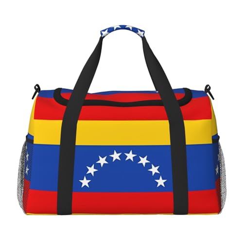 Reisetasche mit Venezuela-Motiv, für Reisen, Schultertasche, Wochenend-Handtasche, Sporttasche, Turnbeutel für Damen und Herren Reisetasche mit Venezuela-Motiv, für Reisen, Schultertasche, Wochenend-Handtasche, Sporttasche, Turnbeutel für Damen und Herren von Erwqavc