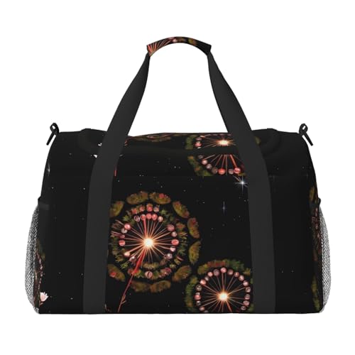 Seesack mit Löwenzahn-Aufdruck für Reisen, Schultertasche, Wochenend-Handtasche, Sporttasche, Turnbeutel für Damen und Herren Seesack mit Löwenzahn-Aufdruck für Reisen, Schultertasche, Wochenend-Handtasche, Sporttasche, Turnbeutel für Damen und Herren von Erwqavc