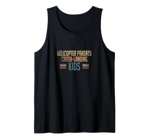 Helicopter Parents Crash-Landing Kids Tank Top von Erziehung Spruch Design Idee