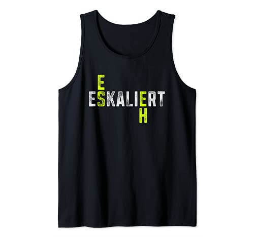 Es eskaliert eh Damen Herren Party Festival Mallorca Urlaub Tank Top Es eskaliert eh Damen Herren Party Festival Mallorca Urlaub Tank Top von Es eskaliert eh