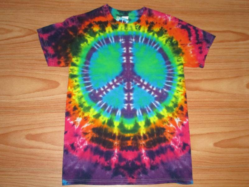 Peace Zeichen Tie Dye- S M L Xl 2X 3X 4X 5X 6X - Kinder Erwachsene Plus Size Shirt Sweet von EsGroovyTuesdays