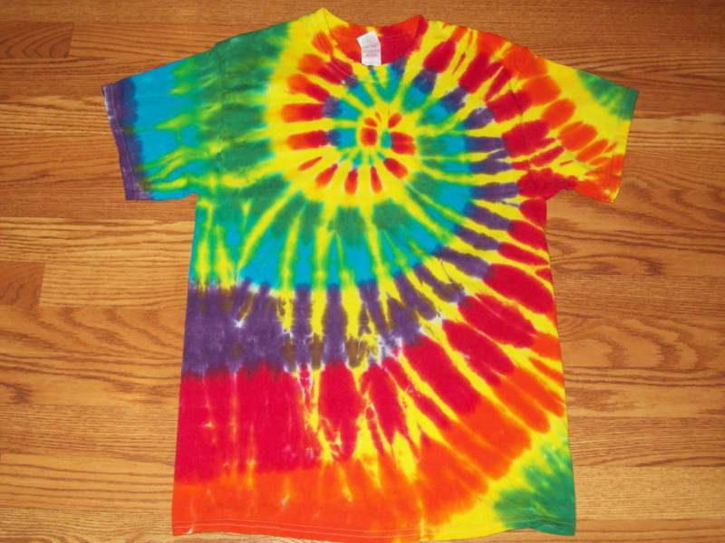 S M L Xl 2X 3X 4X 5X 6X - Kinder, Erwachsene, Plus Size Tie Dye Shirt- Lemon Rainbow von EsGroovyTuesdays