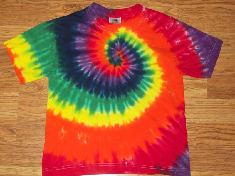 S M L Xl 2X 3X 4X 5X 6X - Regenbogen Spiral Tie Dye Shirt, Kinder, Erwachsene, Plus Size von EsGroovyTuesdays