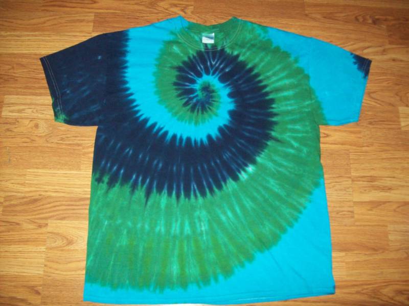 S M L Xl 2X 3X 4X 5X 6X Tie Dye Shirt, Kinder, Erwachsene, Plus Size Dye, Waldspirale von EsGroovyTuesdays