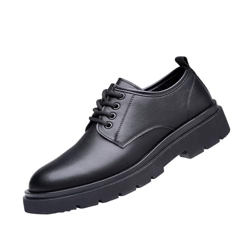 EsaSam Formelle Business Lederschuhe Für Herren, Modische Lässige Oxford Bequeme Derby,Schwarz,38 EU von EsaSam