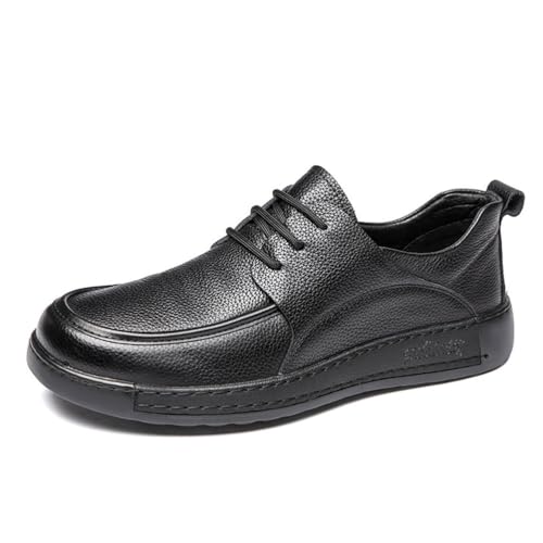 EsaSam Herren Business-Schuhe Retro Casual Oxford Für Gehen, Autofahren Und Arbeiten Formelle Schuhe,Schwarz,39 EU von EsaSam