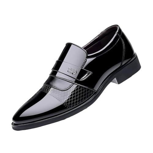 EsaSam Herren Formelle Business Schuhe Aus Lackleder Klassisch Loafers Hochzeitsmode Oxford,Schwarz,45 EU EsaSam Herren Formelle Business Schuhe Aus Lackleder Klassisch Loafers Hochzeitsmode Oxford,Schwarz,45 EU von EsaSam
