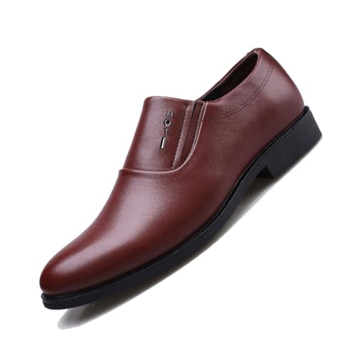 EsaSam Herren Loafer Slipper Freizeitschuhe Hochzeit Formelle Business Arbeitsschuhe,Braun,44 EU von EsaSam