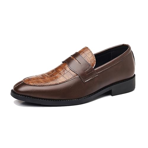 EsaSam Herren Penny Loafer Slip-On Formelle Mode Fahrschuhe Klassische Bankett Casual Business Formal,Braun,48 EU EsaSam Herren Penny Loafer Slip-On Formelle Mode Fahrschuhe Klassische Bankett Casual Business Formal,Braun,48 EU von EsaSam