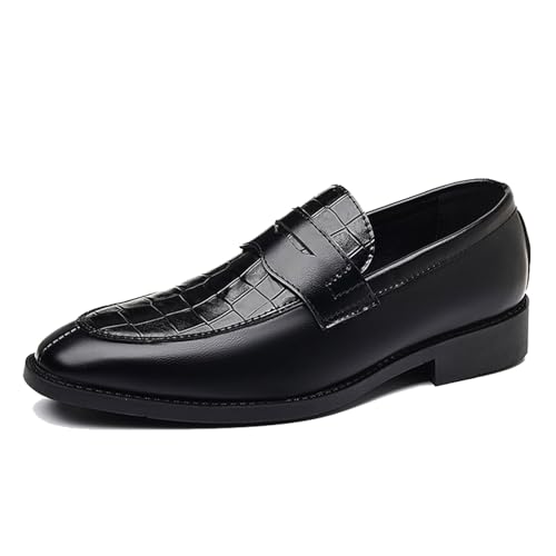 EsaSam Herren Penny Loafer Slip-On Formelle Mode Fahrschuhe Klassische Bankett Casual Business Formal,Schwarz,48 EU EsaSam Herren Penny Loafer Slip-On Formelle Mode Fahrschuhe Klassische Bankett Casual Business Formal,Schwarz,48 EU von EsaSam