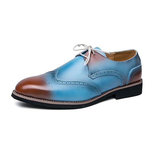 Herren Halbschuh Business Schnürhalbschuhe, Brogue Anzugschuhe Klassischer,Color,38 EU von EsaSam