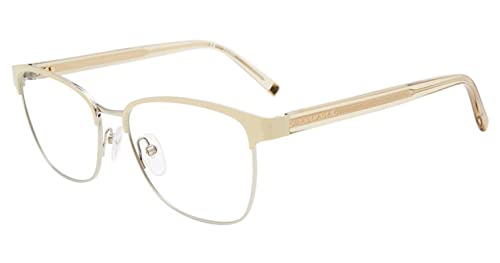 Escada Damen Vesc54 Sonnenbrille, Glänzend Roségold W/Beige Parts, 66 von Escada