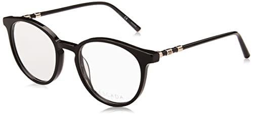 Escada Damen Vesd57 Sonnenbrille, schwarz (Shiny Black), 48 von Escada