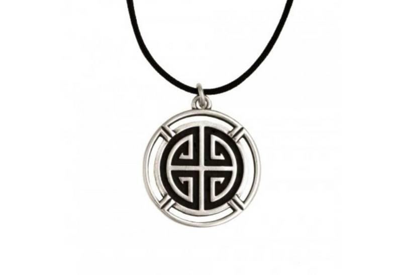 ESCULPTA Silberkette Amulett Labyrinth Anhänger silber ESCULPTA Silberkette Amulett Labyrinth Anhänger silber von ESCULPTA