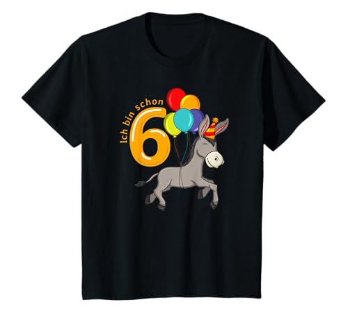 Kinder 6 Jahre Esel Geburtstag T-Shirt Kinder 6 Jahre Esel Geburtstag T-Shirt von Esel I Geschenk