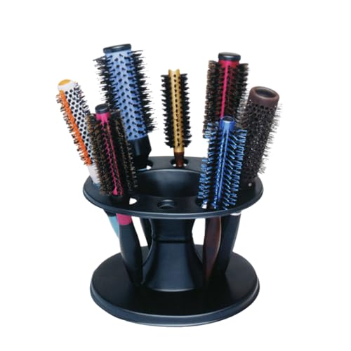 Esenlong Haar Pinsel Lagerung Stehen Haar Werkzeug Halter mit 8 Löcher Pinsel Schere Eisen Rolle Kamm Haar Styling Werkzeuge Organizer für Salon Bad von Esenlong